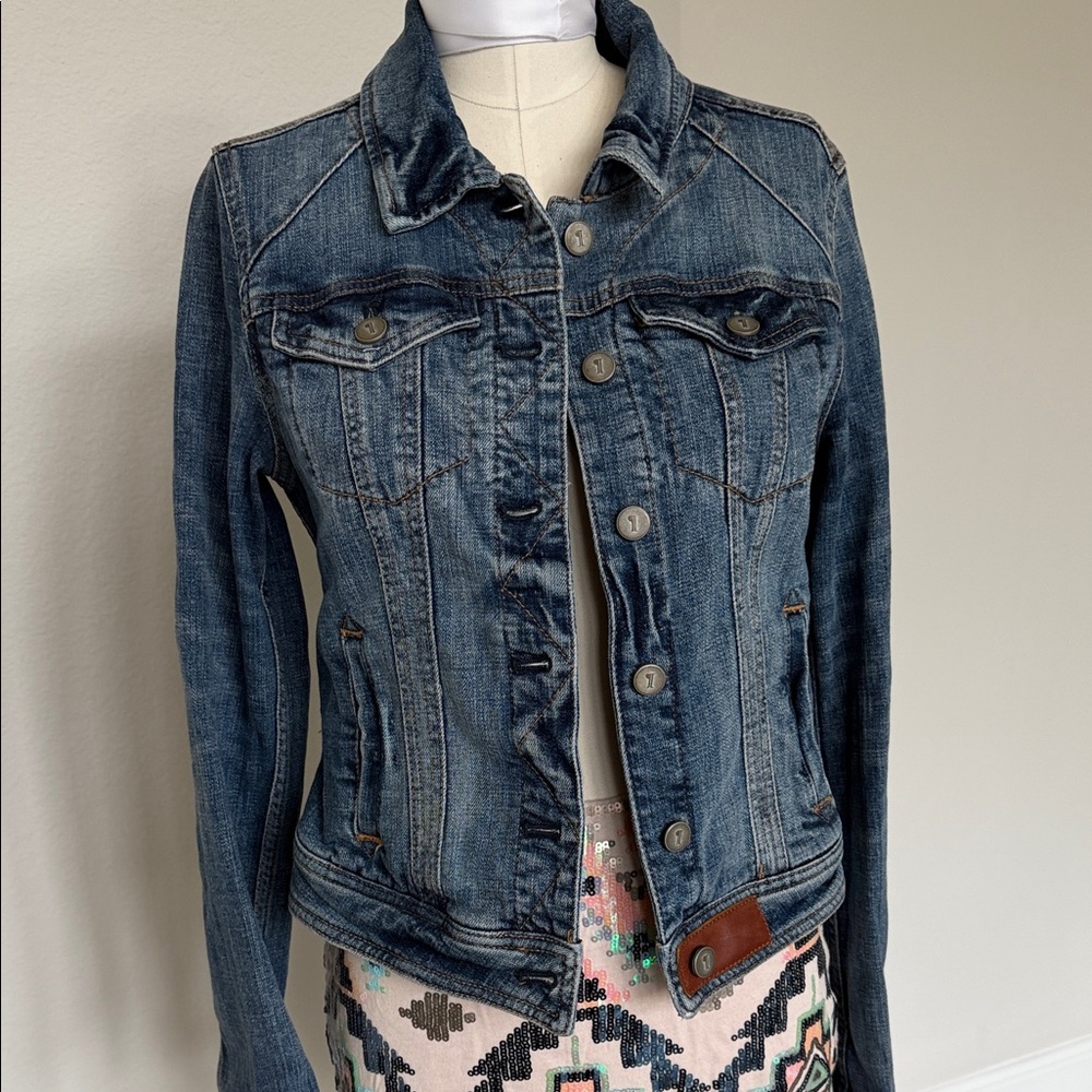 Pilcro and the Letterpress Blue Jean Jacket